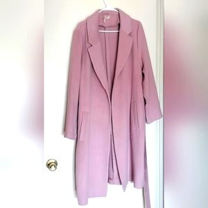 H&M(Divided) Pink Belted Coat